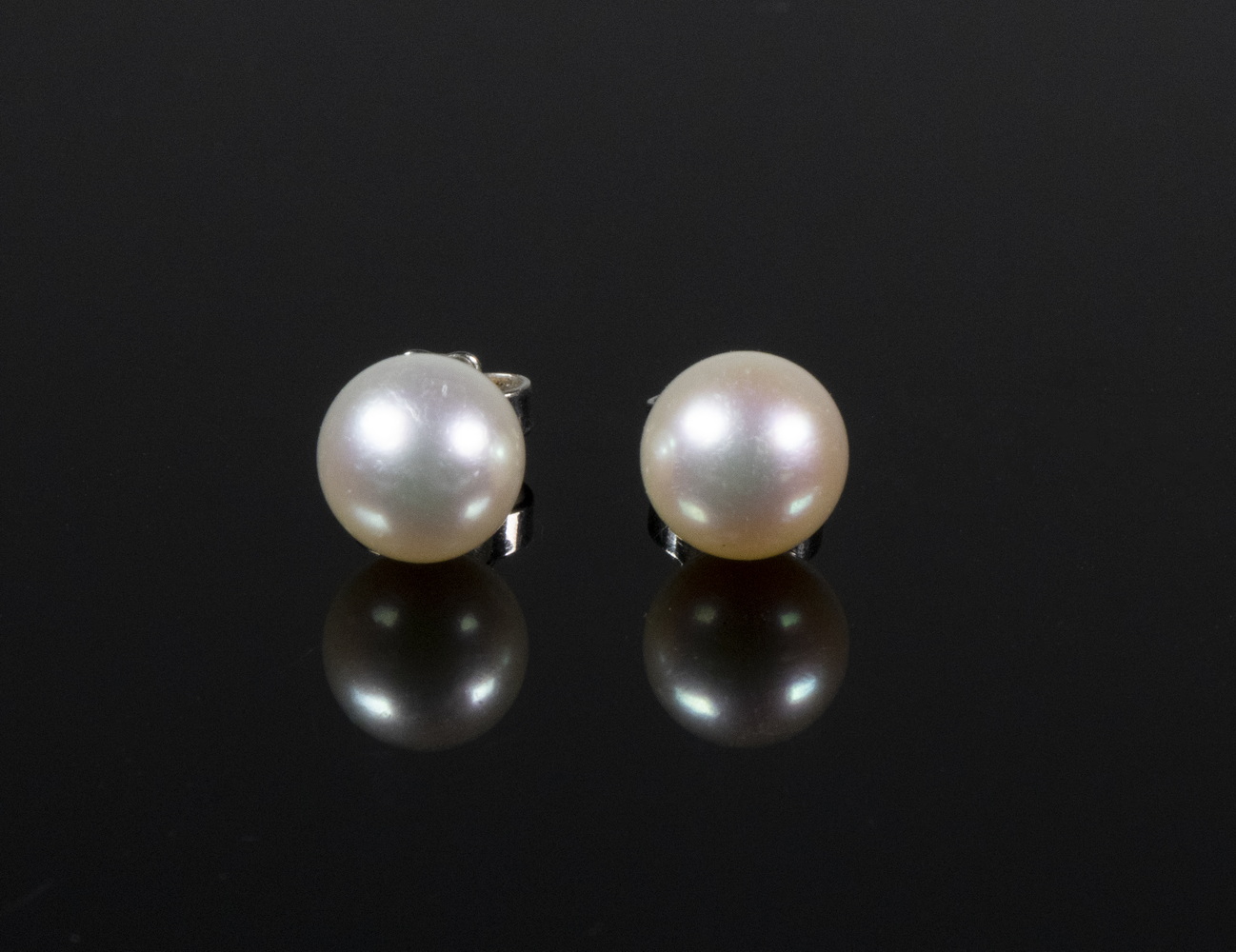 PR PEARL EARRINGS Pr of 14K White 33ecc6