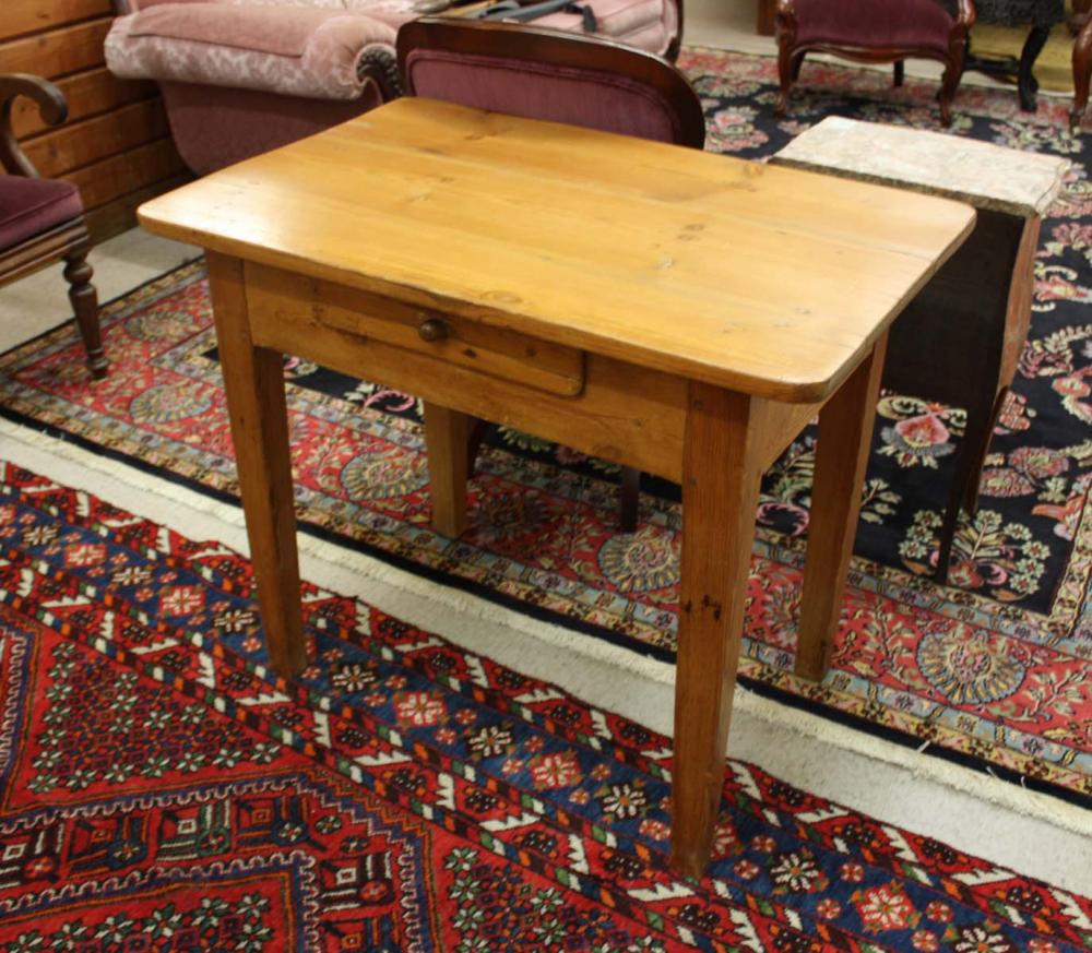 RECTANGULAR PINE WRITING TABLE,