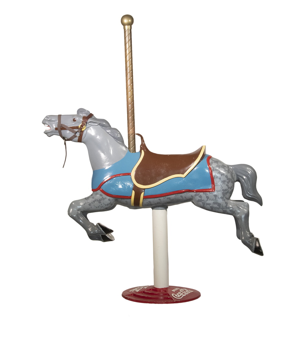 1950S CAROUSEL HORSE ON COCA-COLA