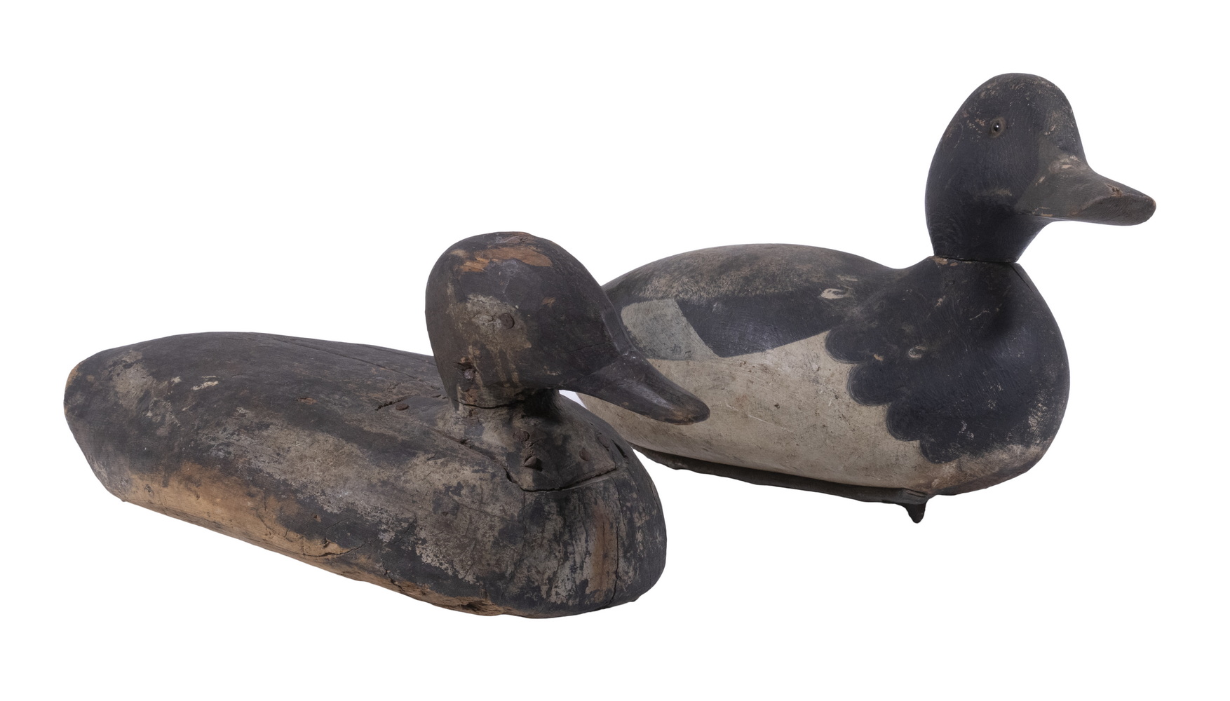 CARVED AND PAINTED DUCK DECOYS
