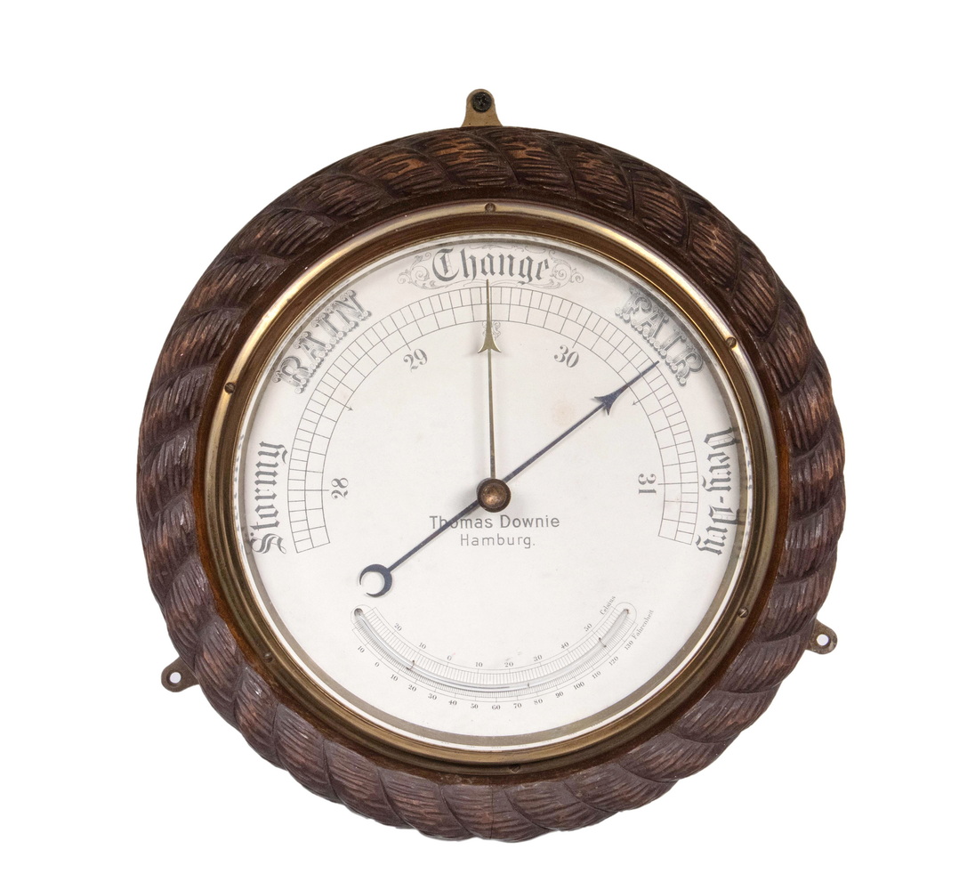 ANEROID BAROMETER BY THOMAS DOWNIE  33ed9f