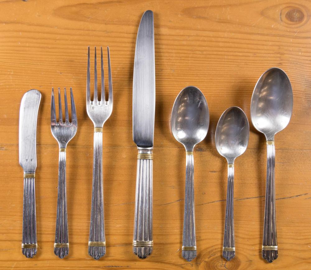 CHRISTOFLE FRENCH SILVER PLATED FLATWARE