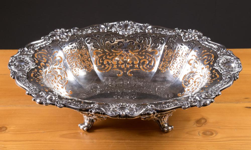 STERLING SILVER CENTERPIECE BOWL,