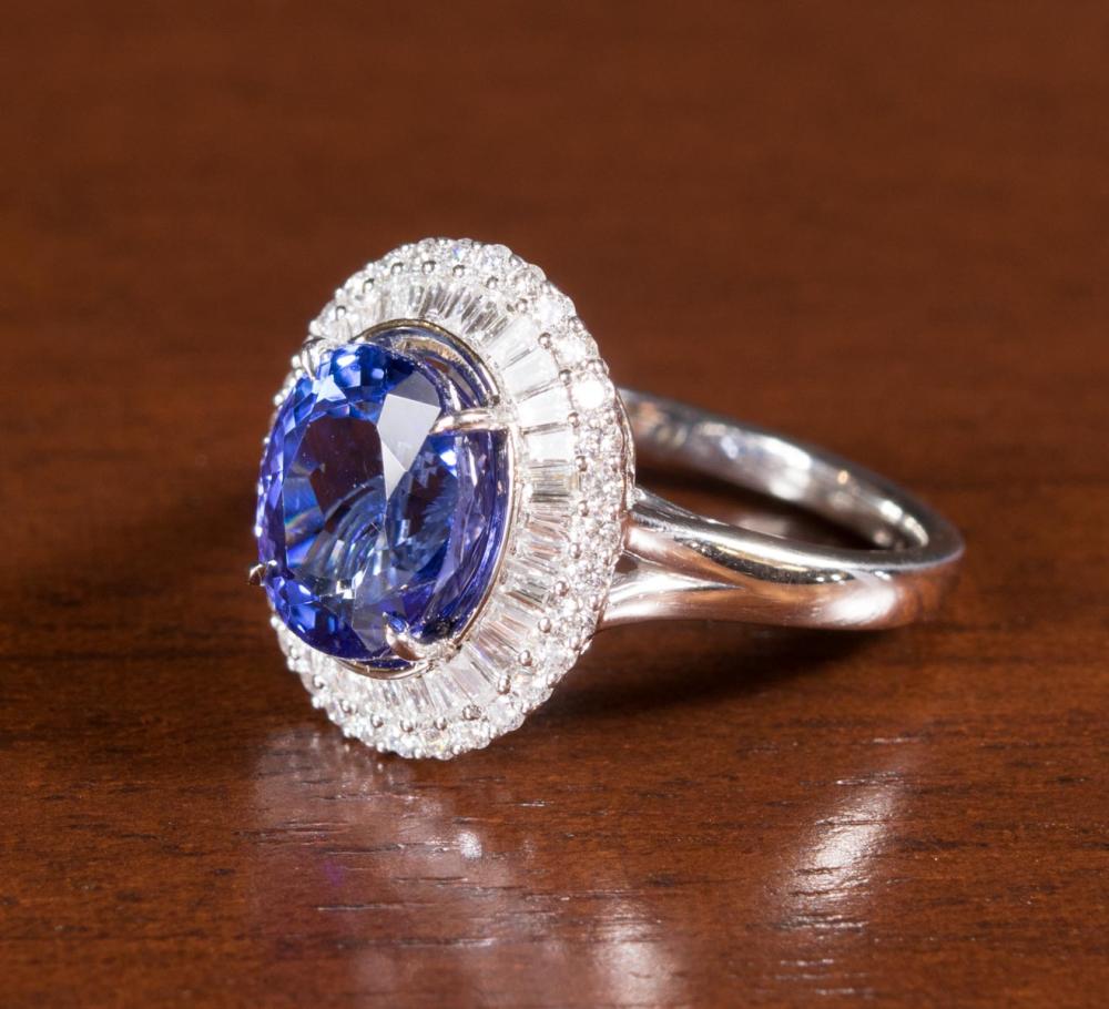 TANZANITE DIAMOND AND PLATINUM 33ee1c