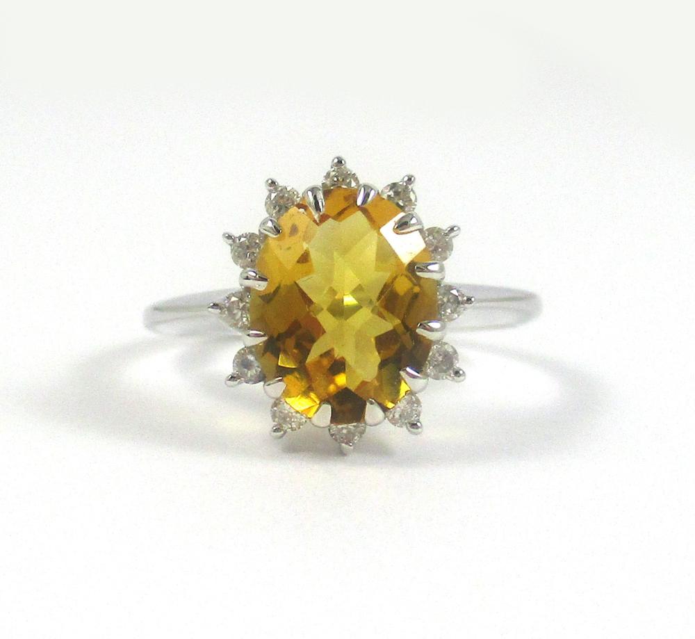 CITRINE DIAMOND AND FOURTEEN KARAT 33ee5d