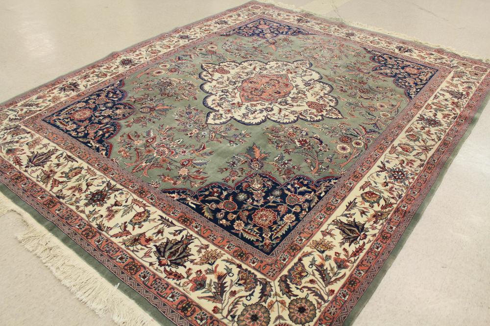 HAND KNOTTED ORIENTAL CARPET INDO PERSIAN  33ee60