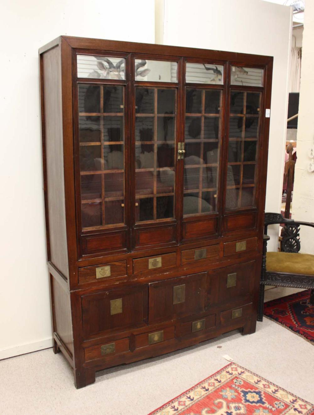 CHINESE MING STYLE CABINET IN TWO 33ee7a