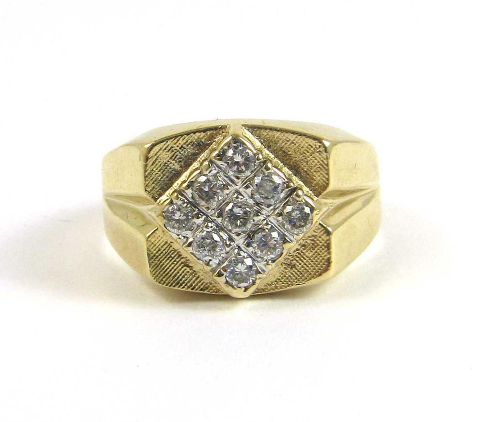 DIAMOND AND TWO-TONE FOURTEEN KARAT