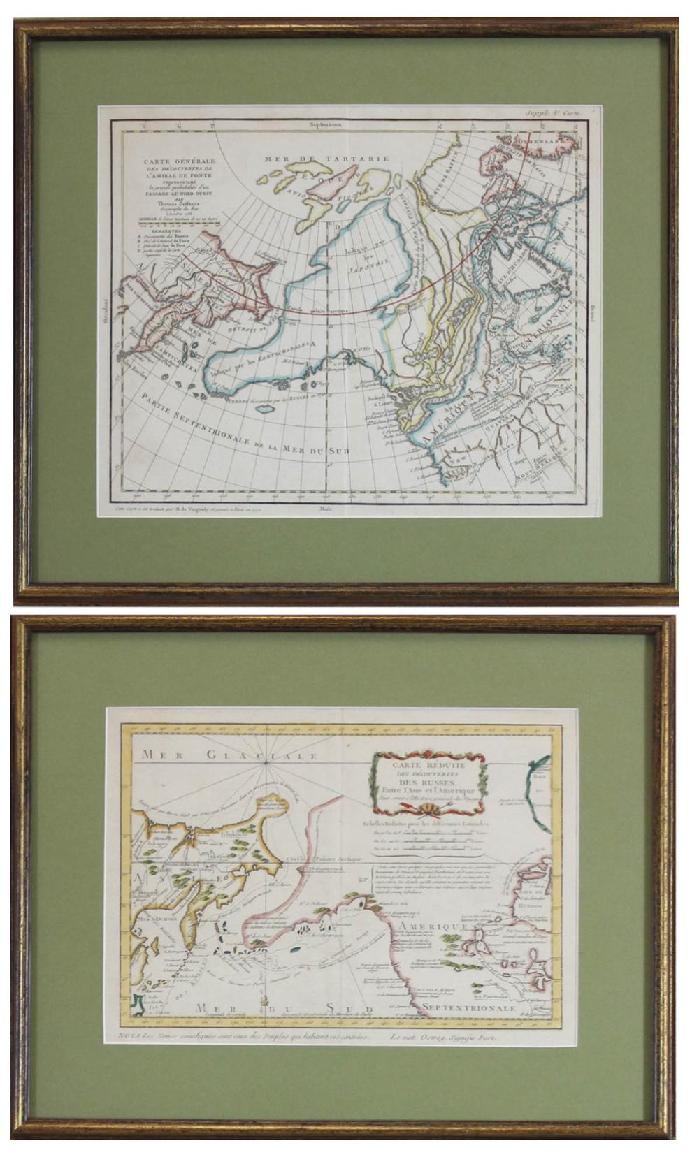 TWO COLLECTIBLE MAPS: DISCOVERIES