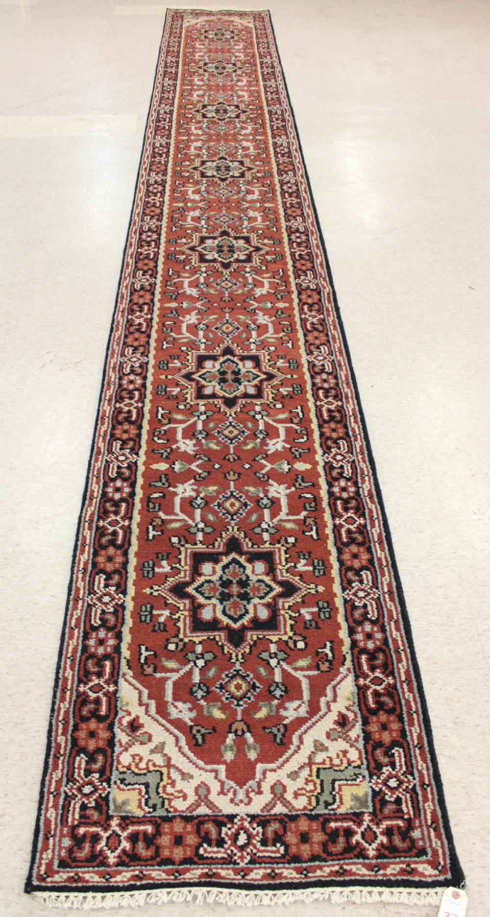 HAND KNOTTED ORIENTAL LONG RUG  33f056