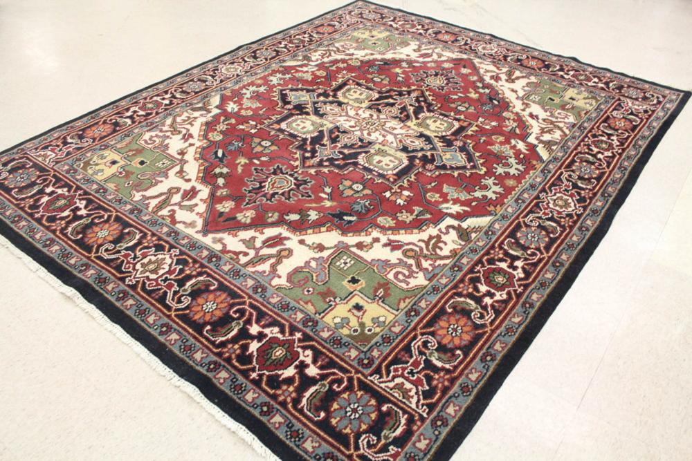 HAND KNOTTED ORIENTAL CARPET INDO HERIZ  33f09c