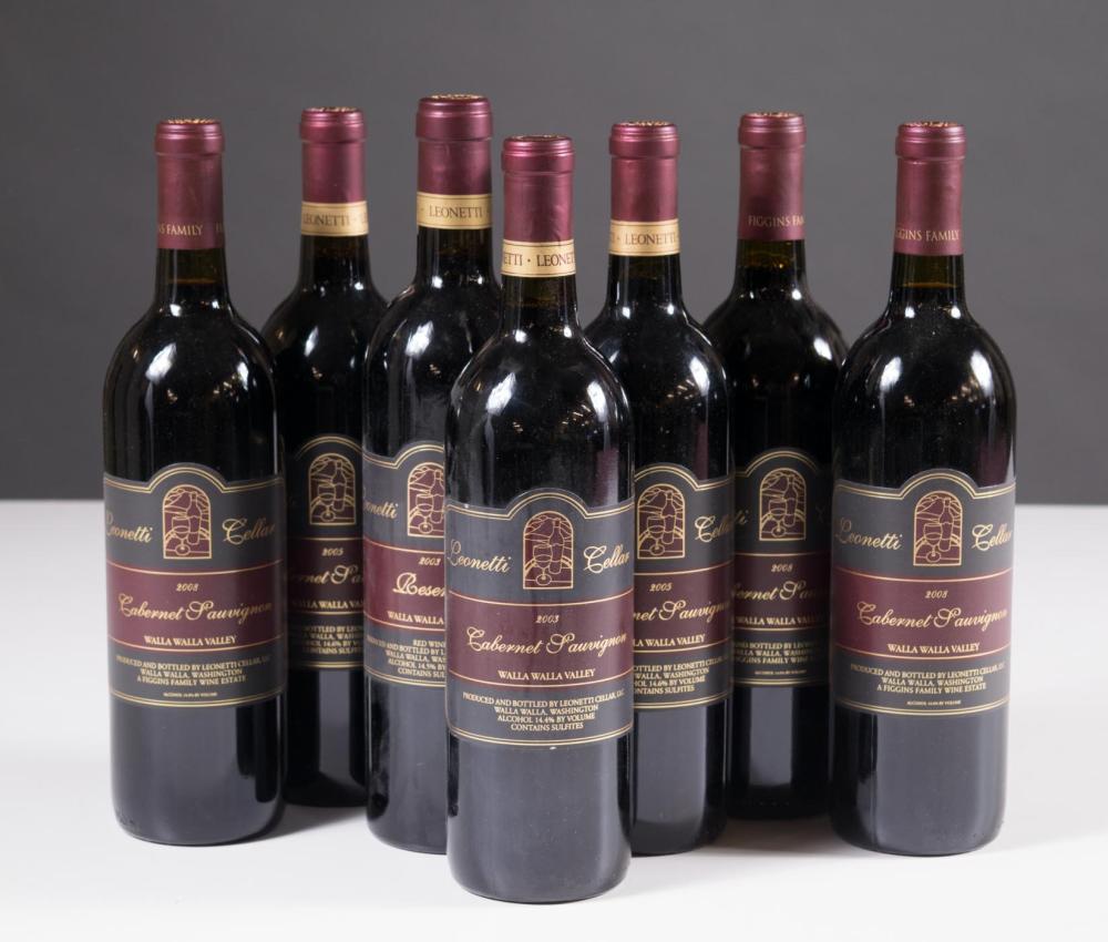 SEVEN BOTTLES OF VINTAGE CABERNET