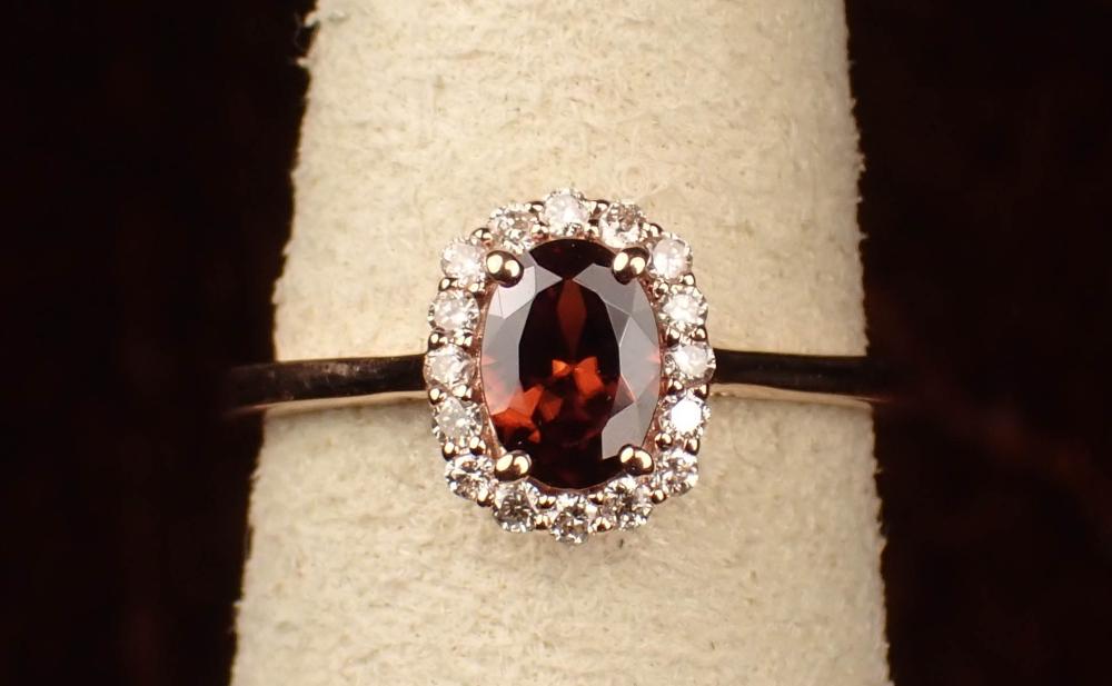 GARNET DIAMOND AND FOURTEEN KARAT 3417f5