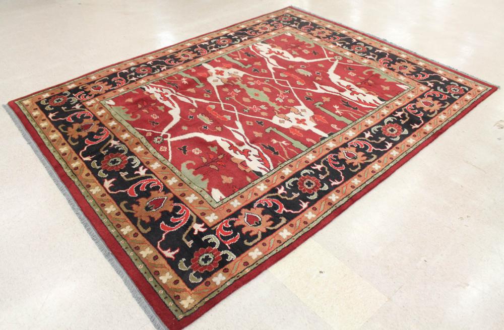 HAND KNOTTED ORIENTAL CARPETHAND 34181a