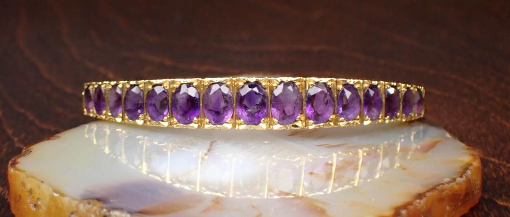 ITALIAN MADE AMETHYST AND GOLD 341865