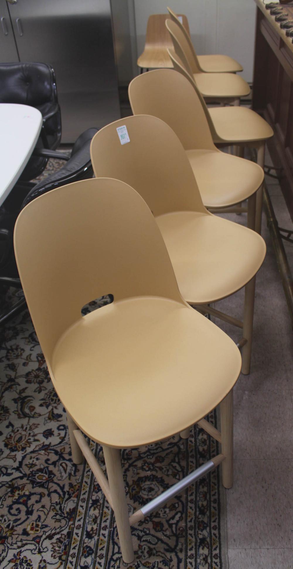 A SET OF SIX EMECO 'ALFI' HIGH-BACK