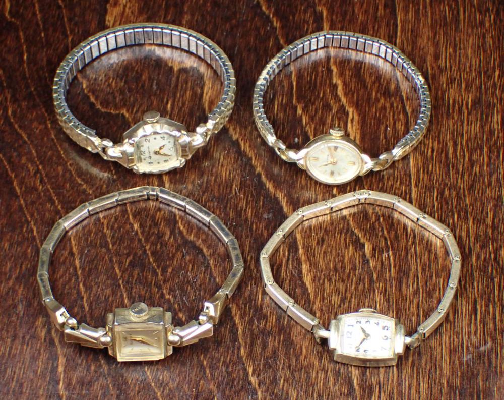 COLLECTION OF FOUR VINTAGE LADIES 3418fe