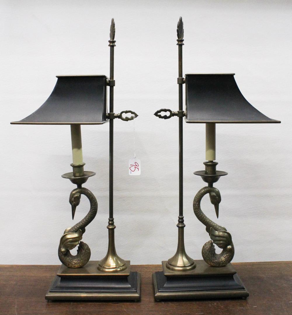 PAIR OF CHAPMAN FIGURAL TABLE LAMPS,