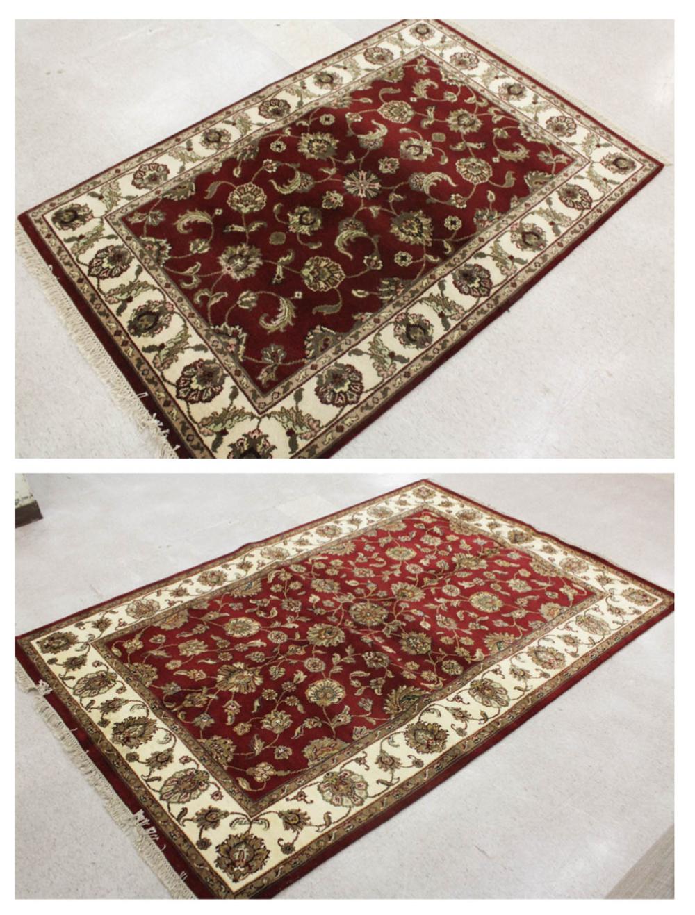 TWO SIMILAR HAND KNOTTED ORIENTAL 3419a3