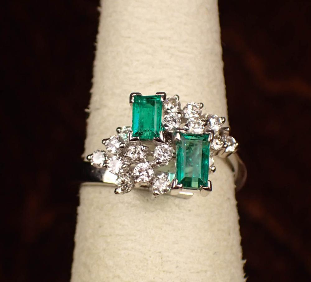 DIAMOND EMERALD AND EIGHTEEN KARAT 3419a9