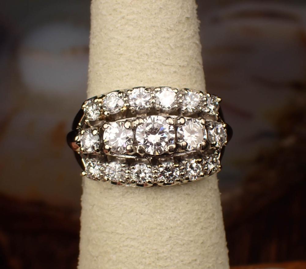 ESTATE DIAMOND AND FOURTEEN KARAT 3419b7