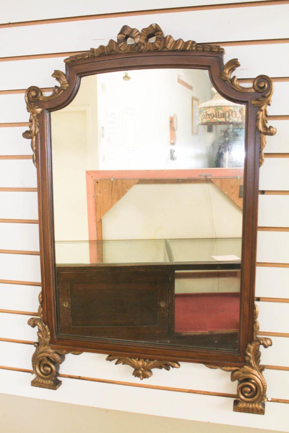 TWO SIMILAR WALL MIRRORS AMERICAN  3419ba