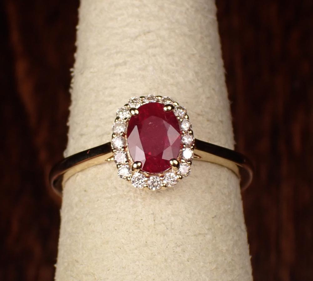 RUBY DIAMOND AND FOURTEEN KARAT 341a02