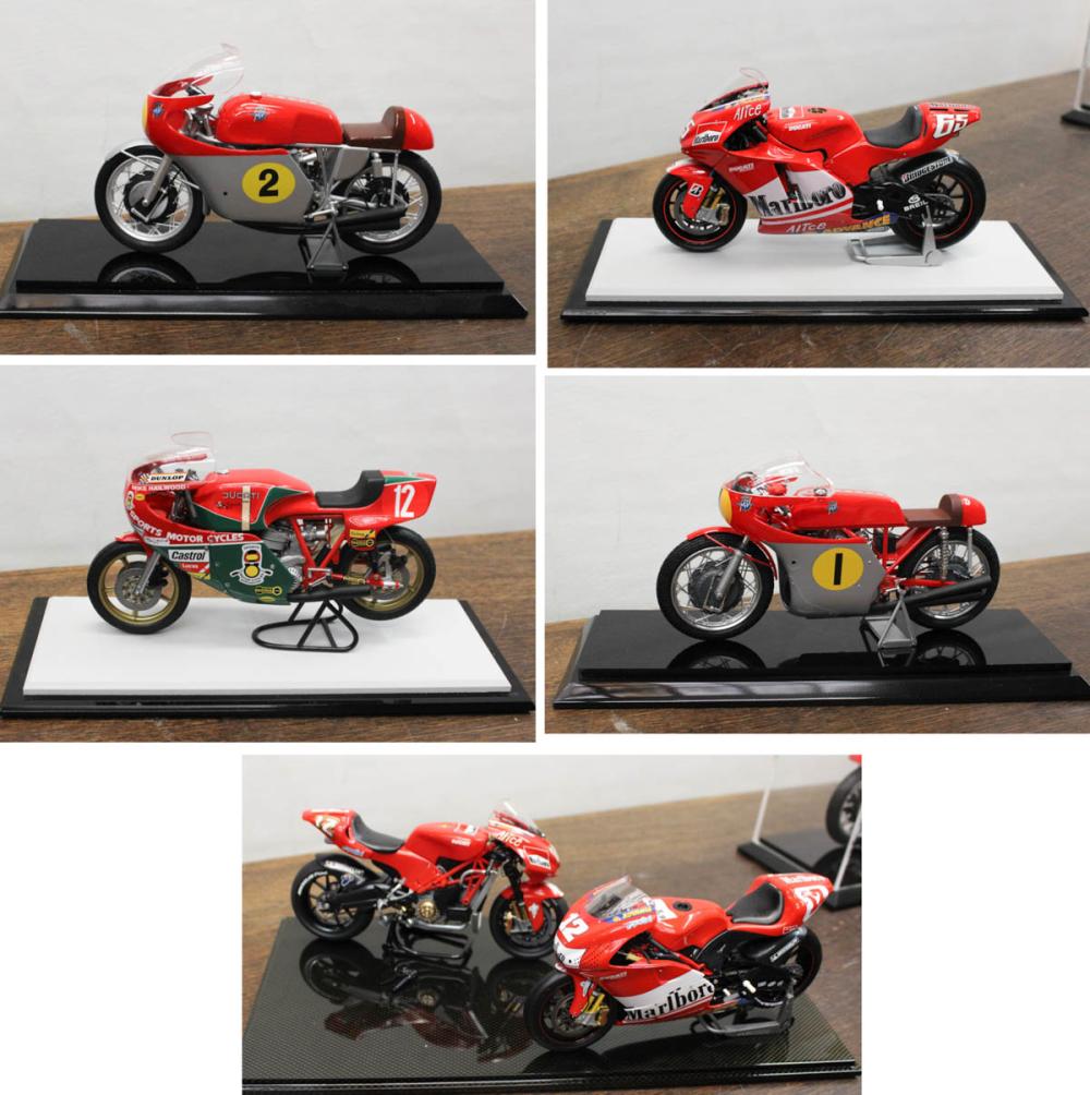 SIX 1:12 SCALE MODEL MOTORCYCLESSIX