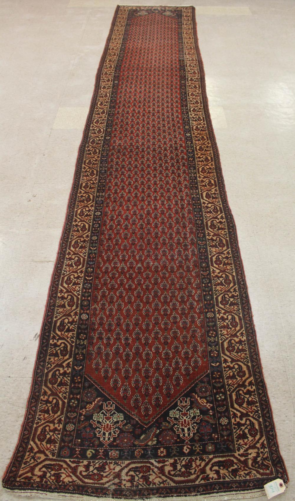 ANTIQUE PERSIAN SERABEND RUNNERANTIQUE 341a4a