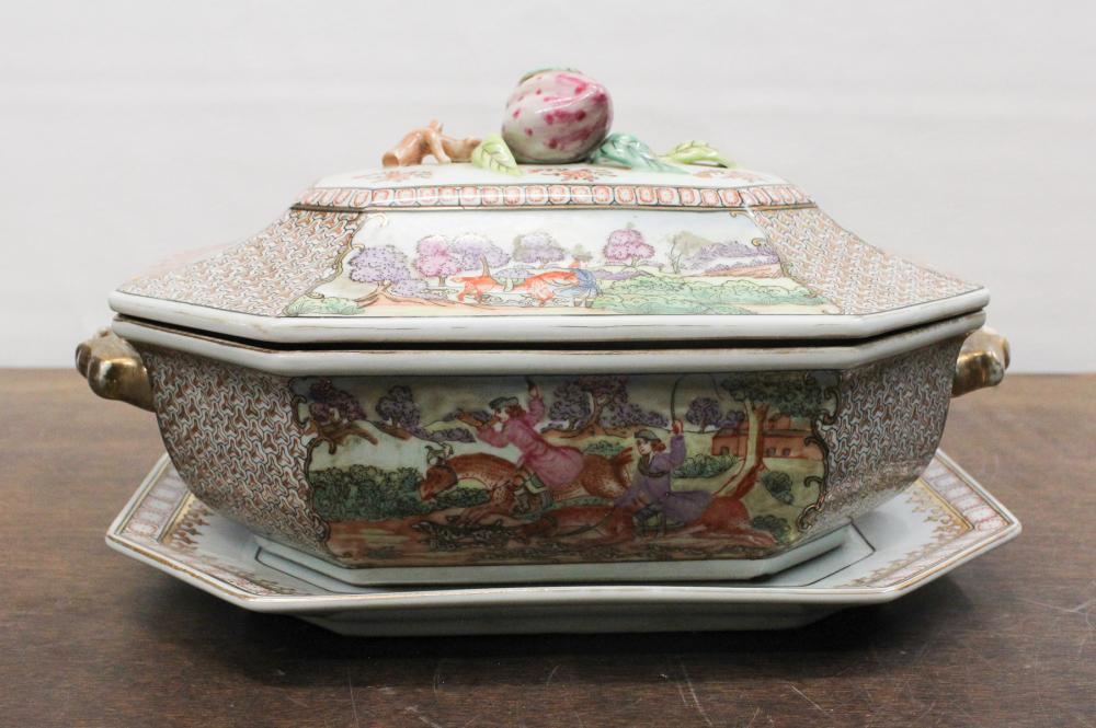 CHINESE EXPORT PORCELAIN TUREEN 341a95