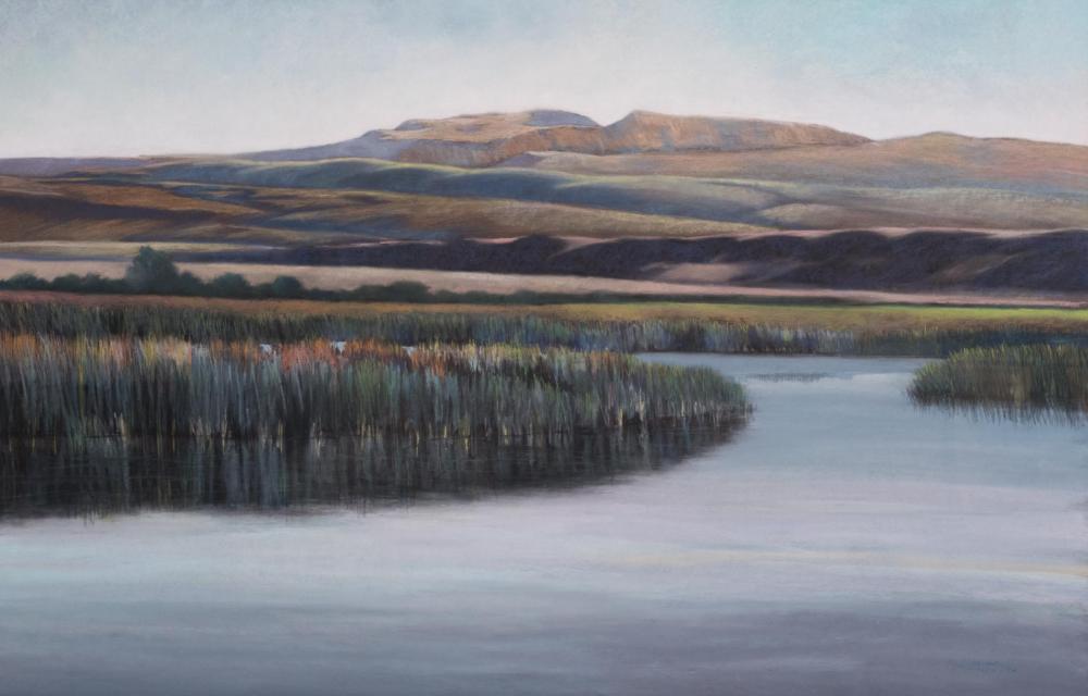 ALLAN STEPHENSON LARGE PASTEL ON