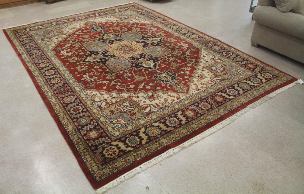 HAND KNOTTED ORIENTAL CARPETHAND 341aab