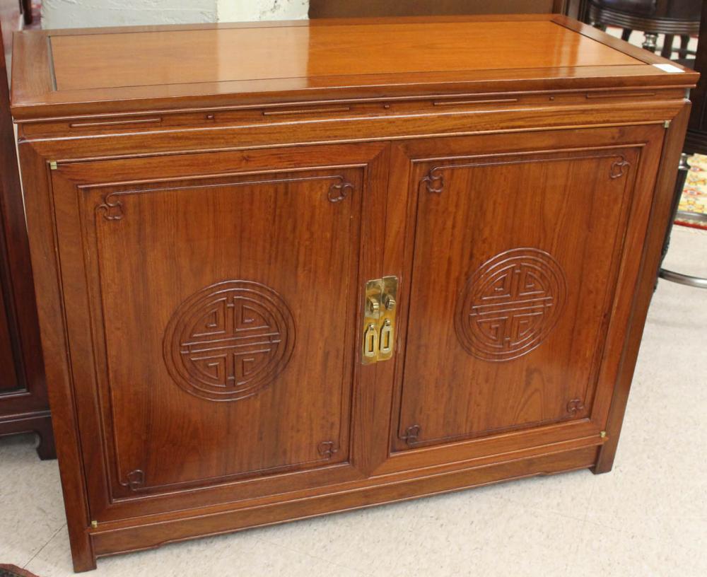 CHINESE ROSEWOOD STEREO CABINETCHINESE