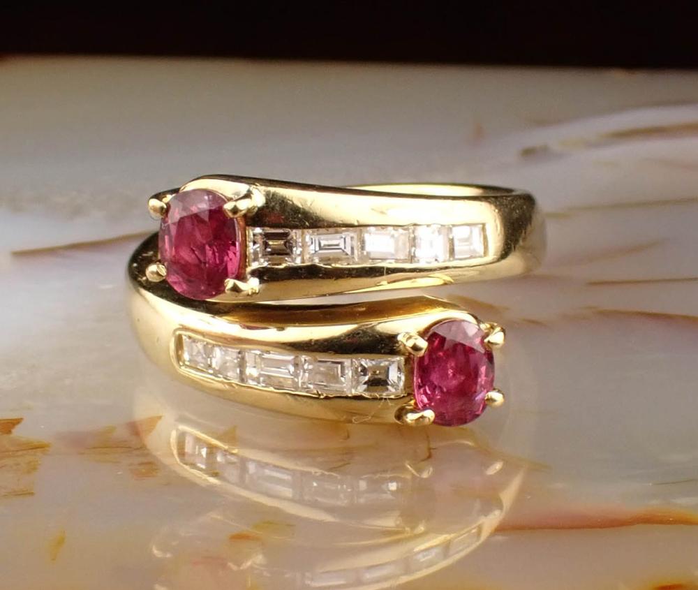 ITALIAN MADE RUBY DIAMOND AND 341b43