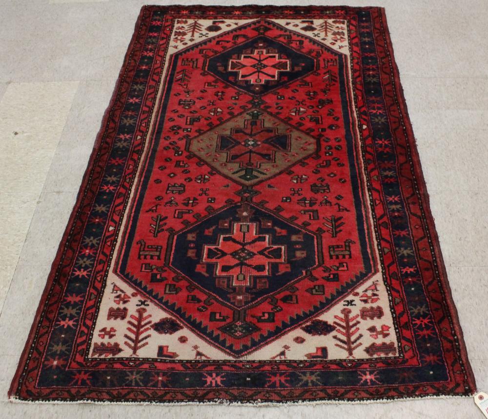 HAND KNOTTED PERSIAN TRIBAL AREA 341bc1