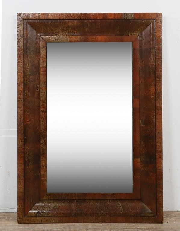 FRAMED MIRRORWood framed mirror  341cbb