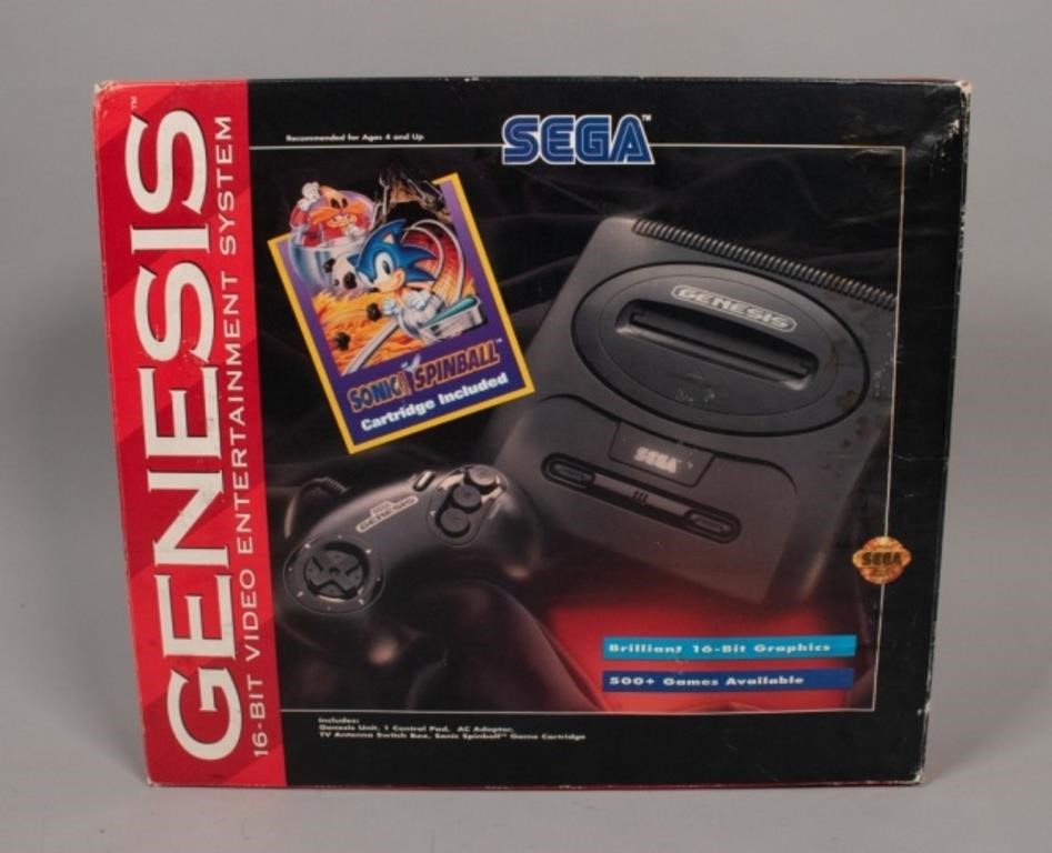 SEGA GENESIS WITH BOXSega Genesis 341d1b