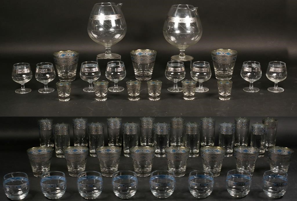 50 PIECES MID CENTURY CULVER LTD GLASSWARE15