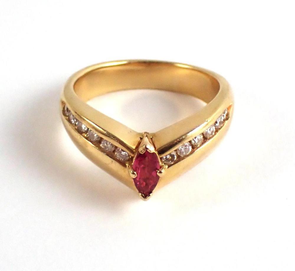 RUBY DIAMOND AND FOURTEEN KARAT 341d85