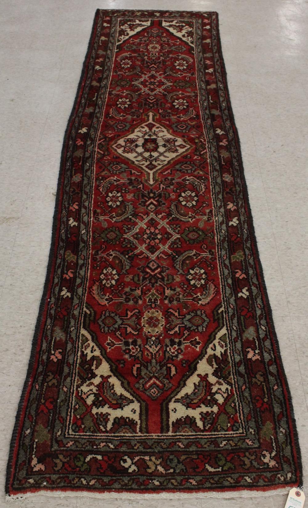 HAND KNOTTED PERSIAN AREA RUGHAND 341e09