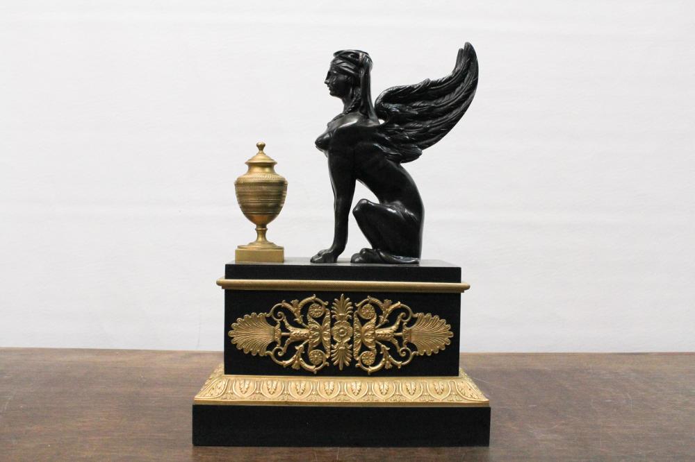 EMPIRE BRONZE AND GILT BRONZE SCULPTUREEMPIRE 341e0a