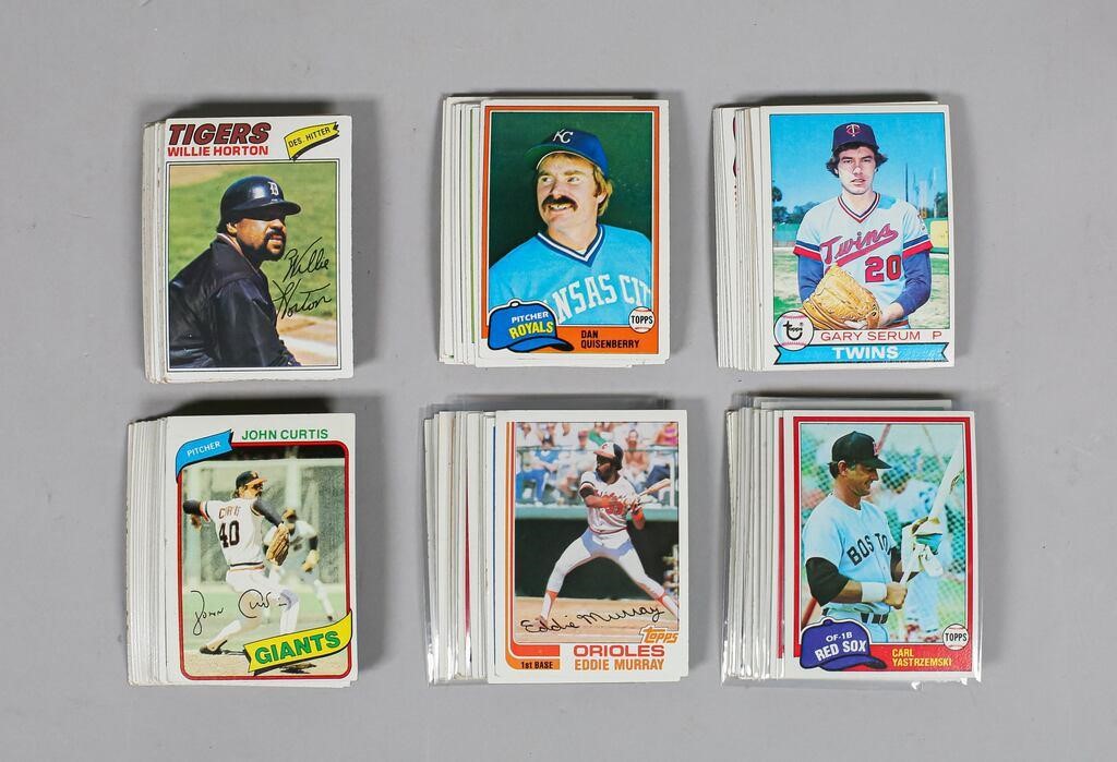 TOPPS BASEBALL CARDS WITH HALL 341e35