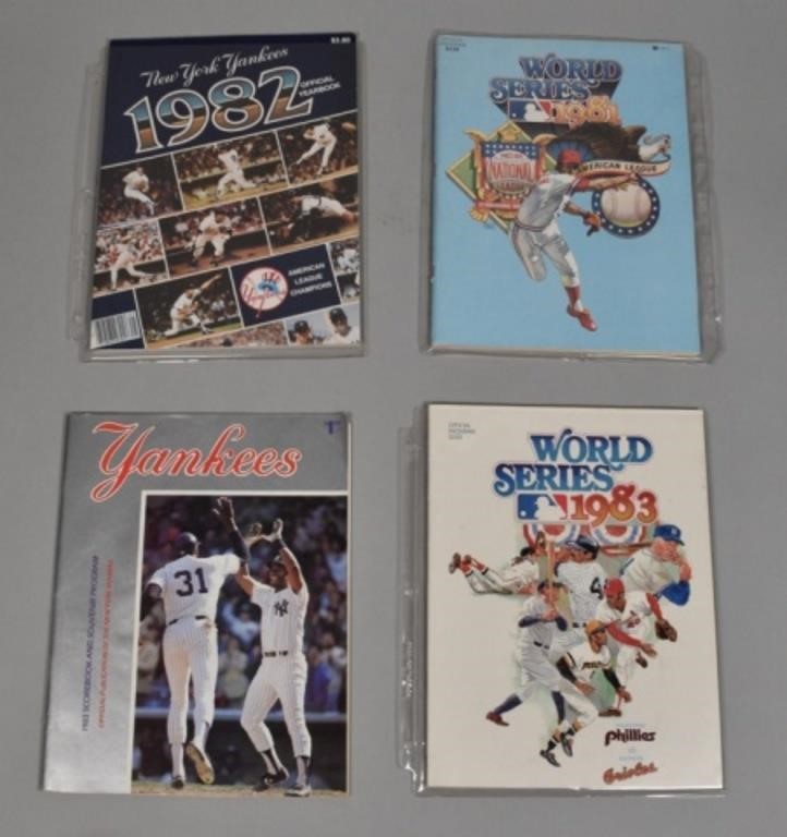 WORLD SERIES & NY YANKEES SPORTS MEMORABILIANew