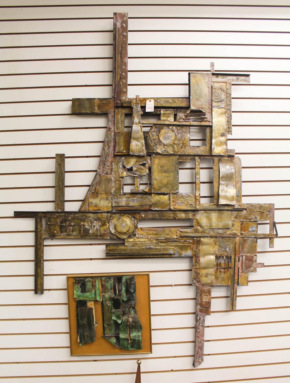 MARLENE GABEL TWO METAL WALL SCULPTURESMARLENE 341ede