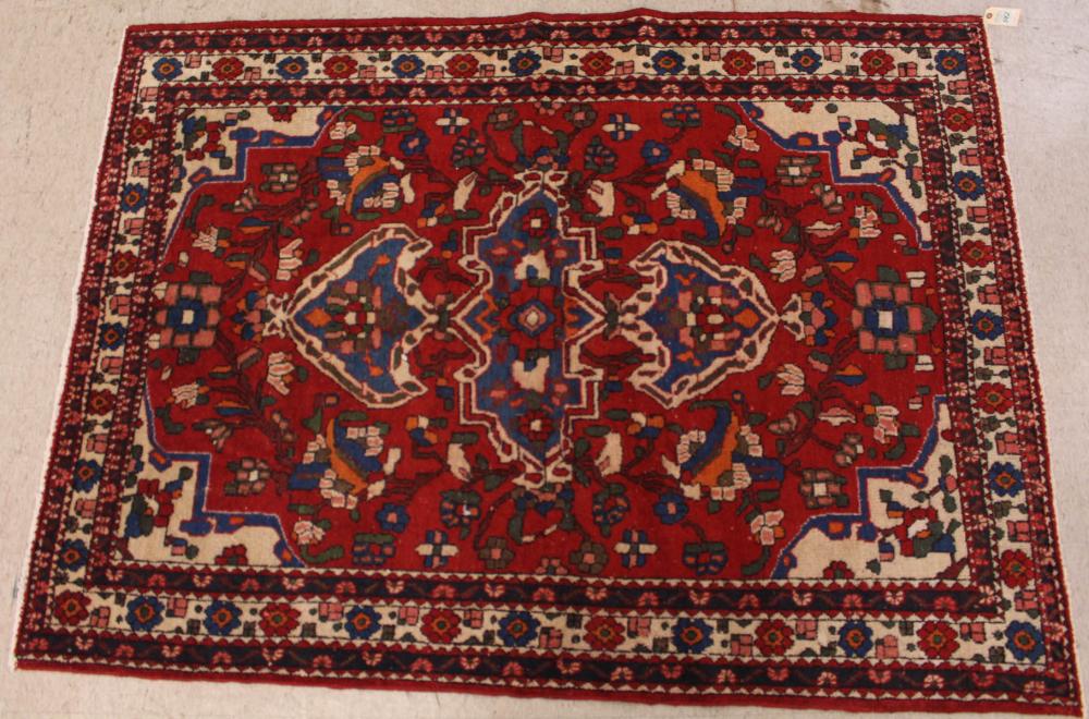 HAND KNOTTED PERSIAN AREA RUGHAND 341f31