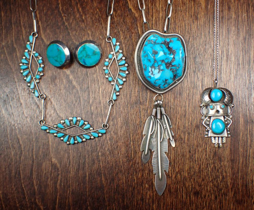 FIVE ARTICLES SOUTHWEST TURQUOISE