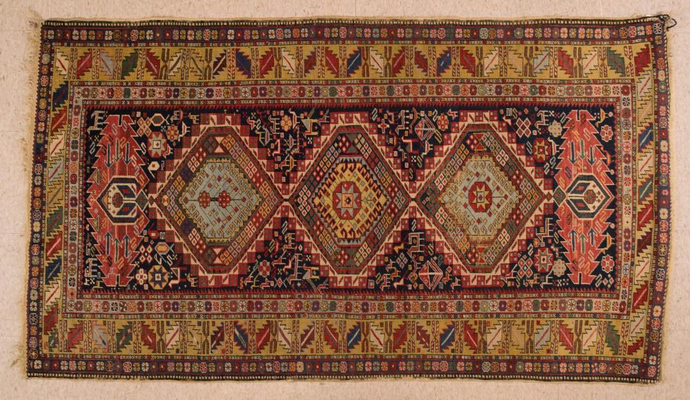 ANTIQUE CAUCASIAN SHIRVAN AREA 341f83