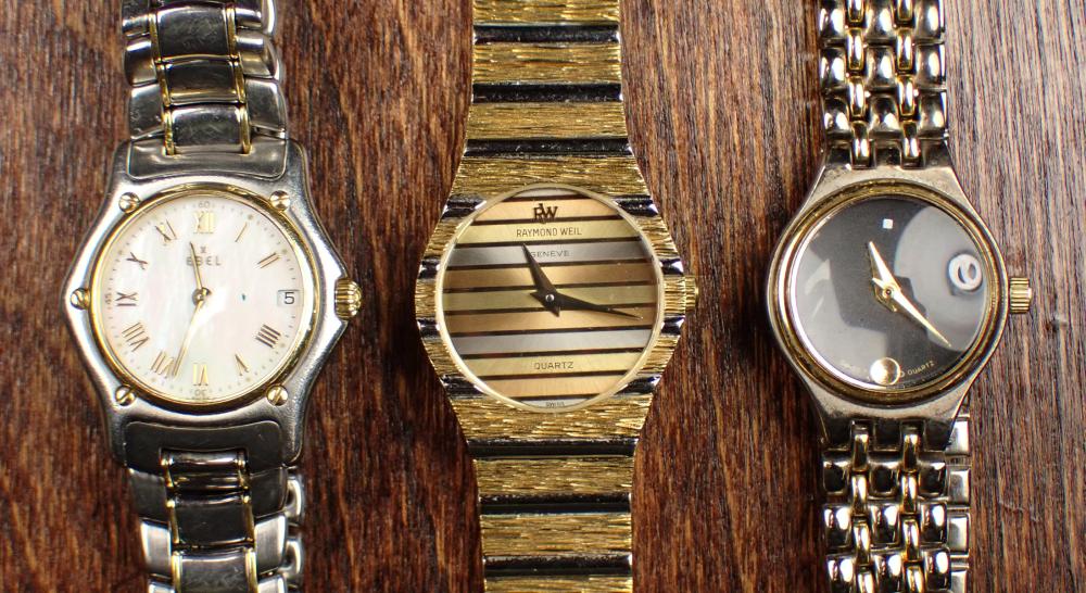 THREE LADIES WATCHESTHREE LADIES WATCHES: