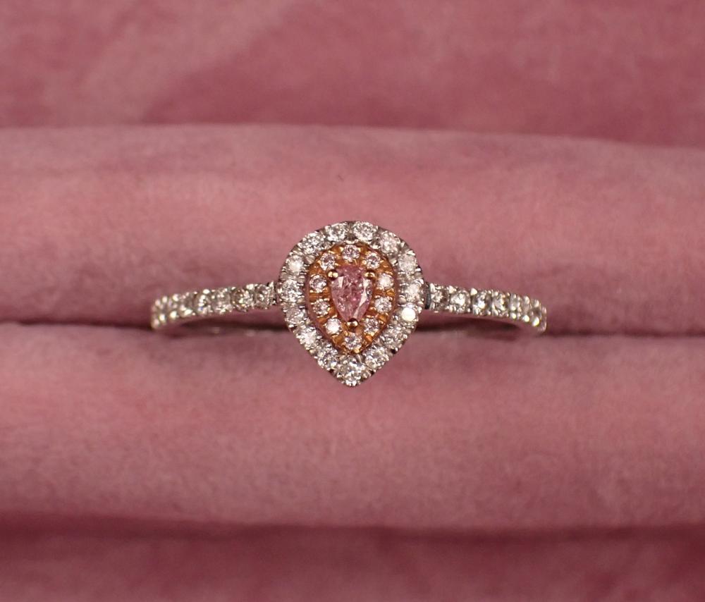 PINK DIAMOND AND TWO-TONE GOLD