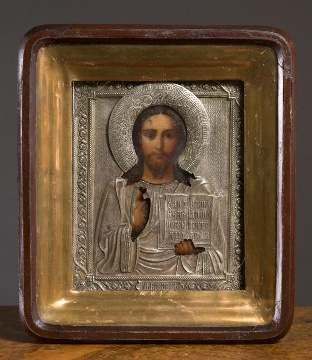 RUSSIAN ICON, PANTOCRATORRUSSIAN